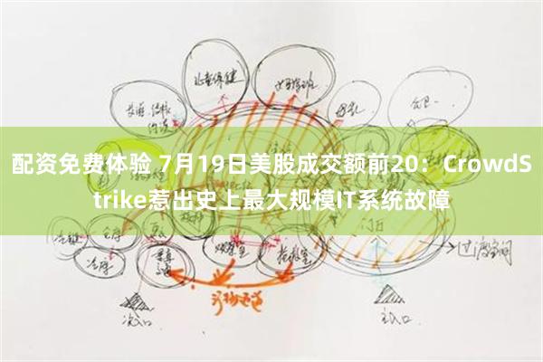 配资免费体验 7月19日美股成交额前20：CrowdStrike惹出史上最大规模IT系统故障