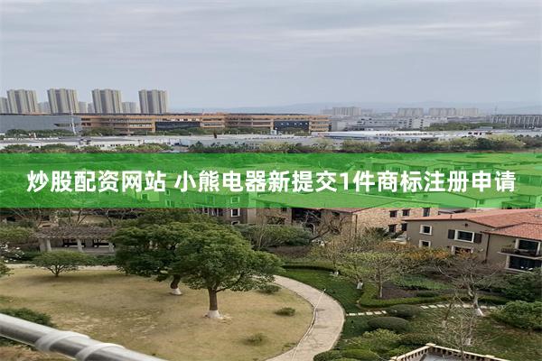 炒股配资网站 小熊电器新提交1件商标注册申请