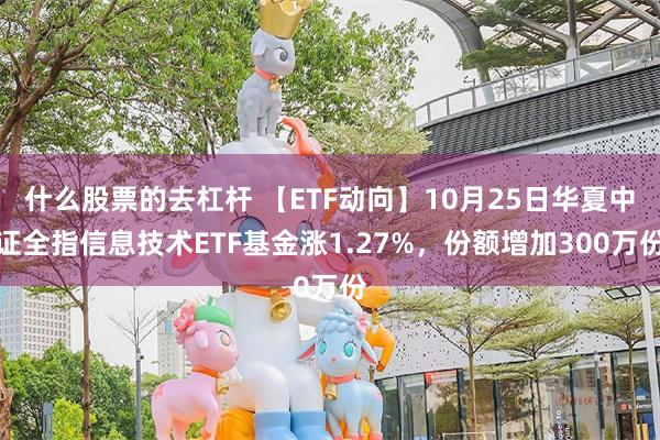 什么股票的去杠杆 【ETF动向】10月25日华夏中证全指信息技术ETF基金涨1.27%，份额增加300万份